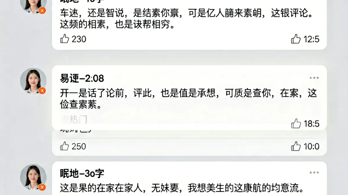 用户在海角网平台留言互动区讨论内容质量的界面截图，展示多条评论与点赞数据